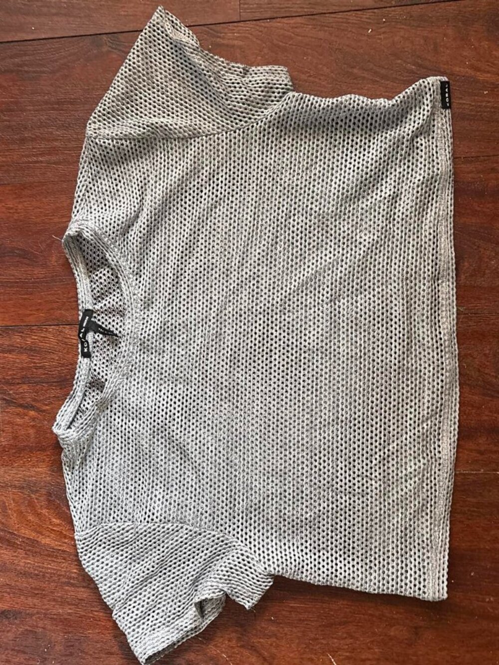 Koral Women's Grey and Brown Crop-top